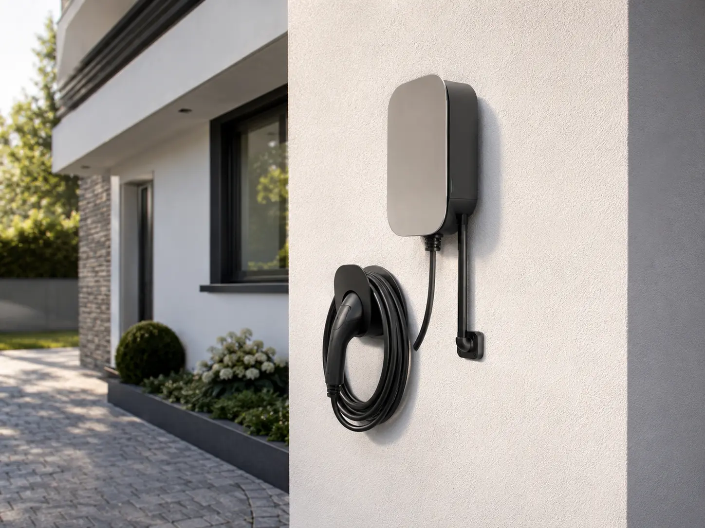Home EV charger installed