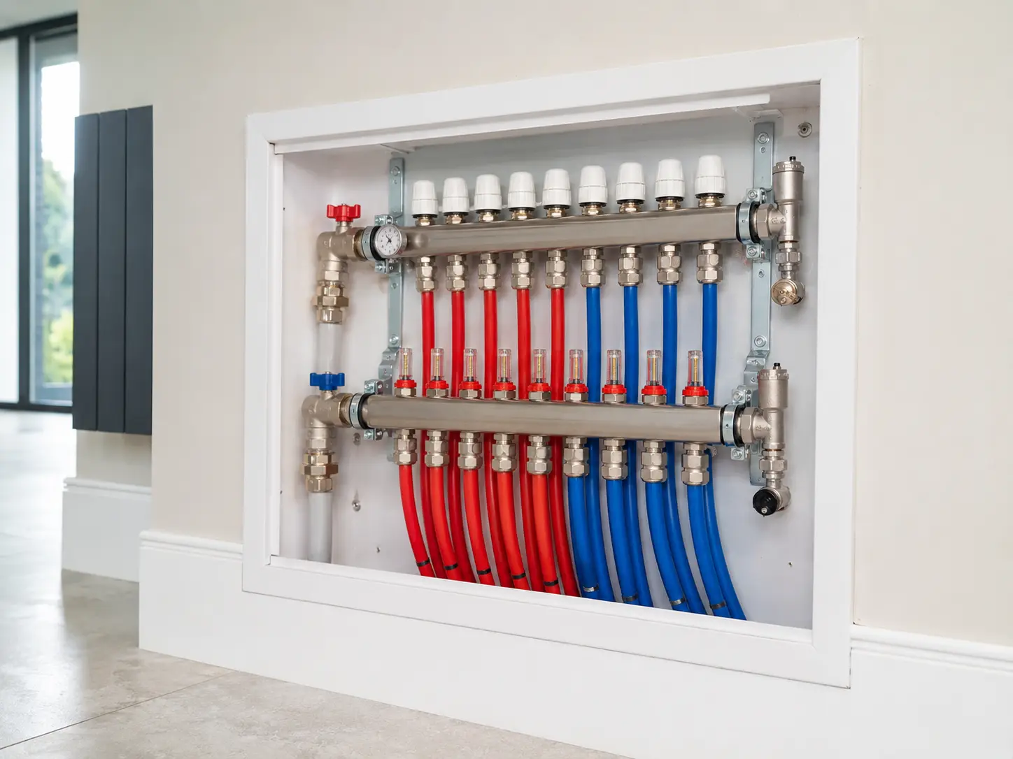 Underfloor heating manifold