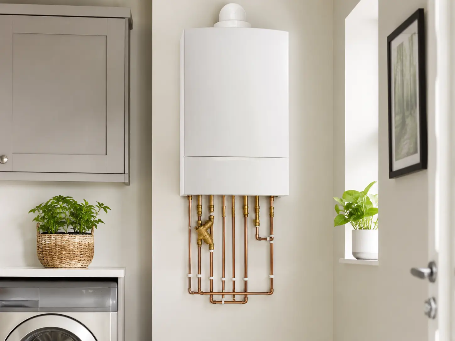 Finished boiler installation