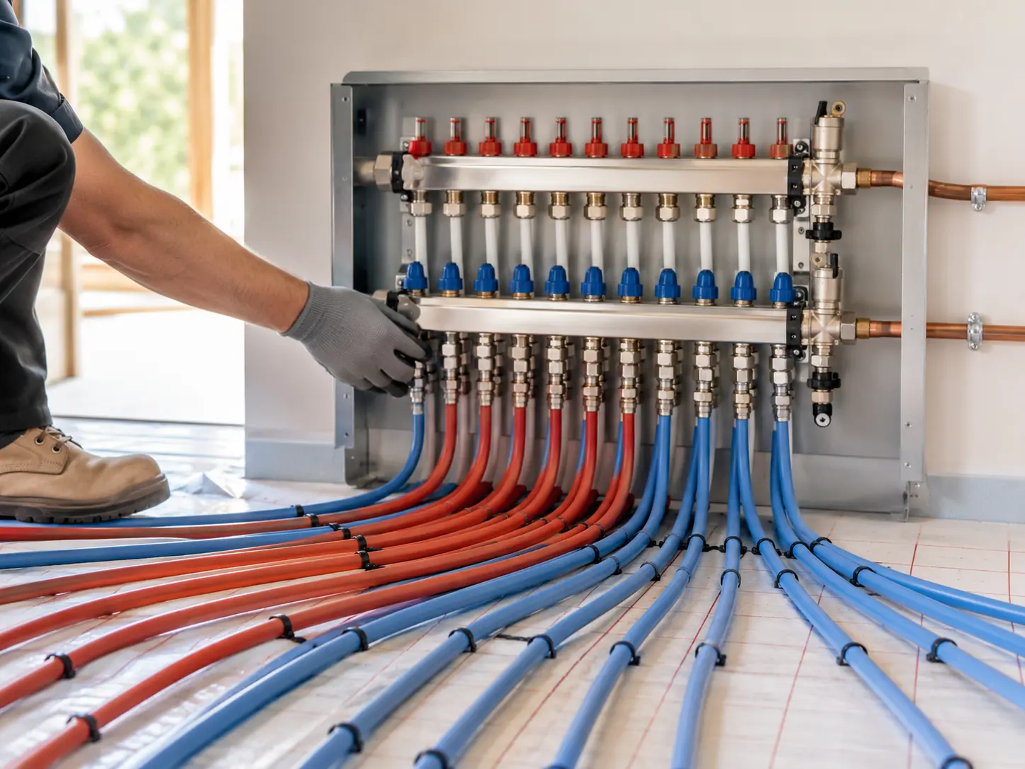 Underfloor heating manifold