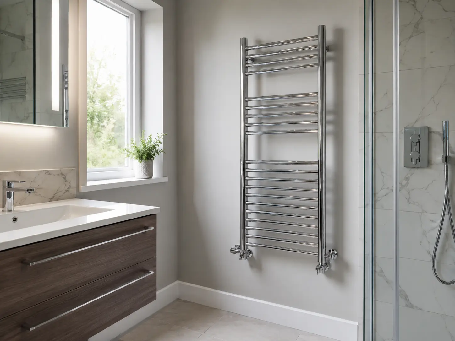 New heated towel rail