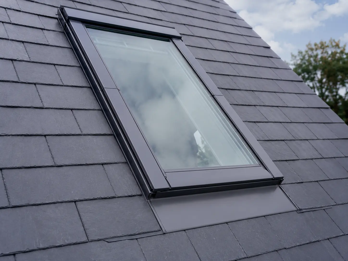 New Velux roof window flashing